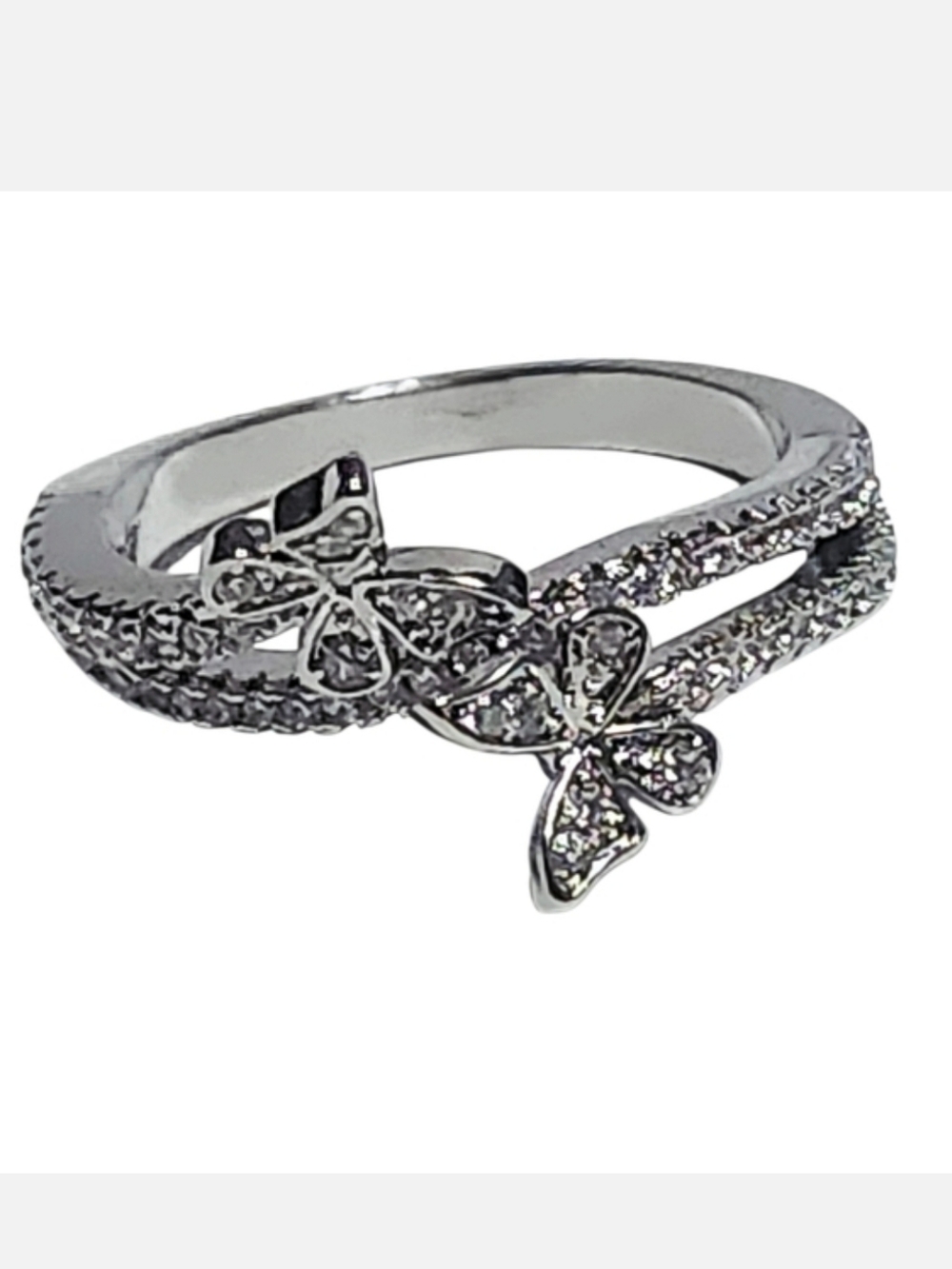 Butterfly Wrap Silver Ring size 7 NEW